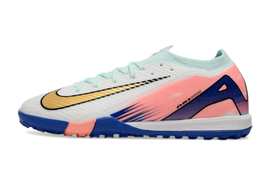Nike Air Zoom Mercurial Vapor 16 Elite TF Low-Tops Soccer Shoes - Jade/Pink/Blue