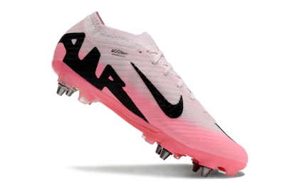 Nike Air Zoom Mercurial Vapor 15 Elite SG Low-Tops Soccer Cleats - Pink/Black