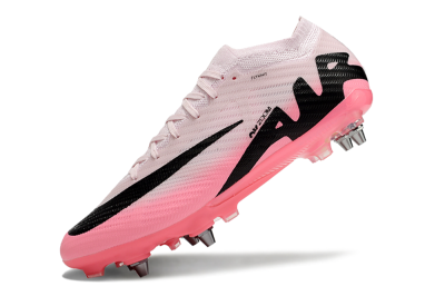 Nike Air Zoom Mercurial Vapor 15 Elite SG Low-Tops Soccer Cleats - Pink/Black