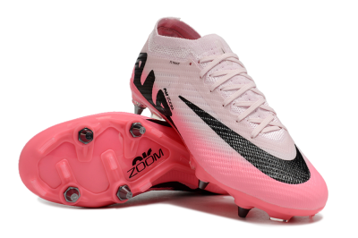 Nike Air Zoom Mercurial Vapor 15 Elite SG Low-Tops Soccer Cleats - Pink/Black