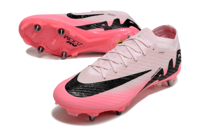 Nike Air Zoom Mercurial Vapor 15 Elite SG Low-Tops Soccer Cleats - Pink/Black