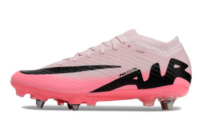 Nike Air Zoom Mercurial Vapor 15 Elite SG Low-Tops Soccer Cleats - Pink/Black