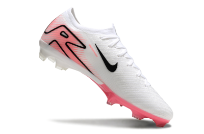 Nike Air Zoom Mercurial Vapor 16 Elite FG Low-Tops Soccer Cleats - White/Pink/Black