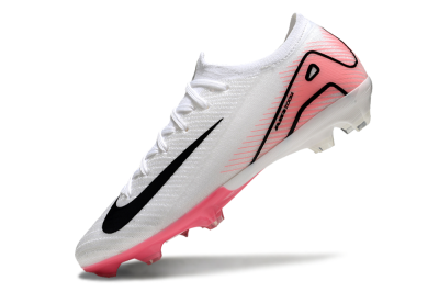 Nike Air Zoom Mercurial Vapor 16 Elite FG Low-Tops Soccer Cleats - White/Pink/Black
