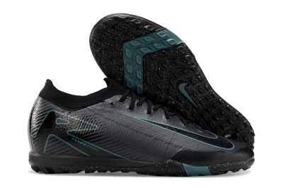 Nike Air Zoom Mercurial Vapor 16 Elite TF Low-Tops Soccer Shoes - Grey/Black/Blue