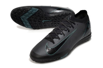 Nike Air Zoom Mercurial Vapor 16 Elite TF Low-Tops Soccer Shoes - Grey/Black/Blue