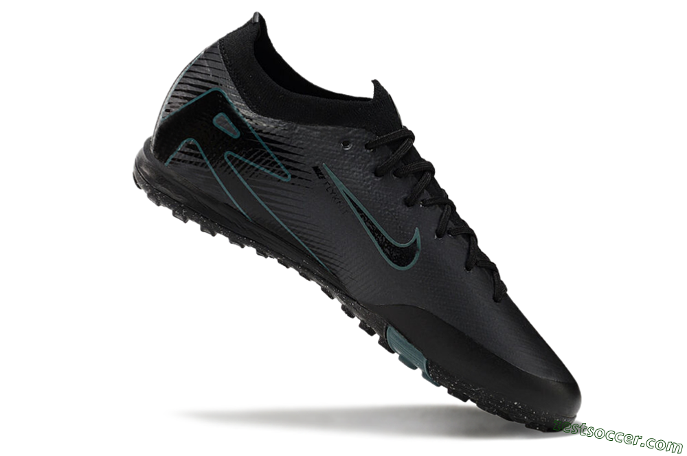 Nike Air Zoom Mercurial Vapor 16 Elite TF Low-Tops Soccer Shoes - Grey/Black/Blue 4