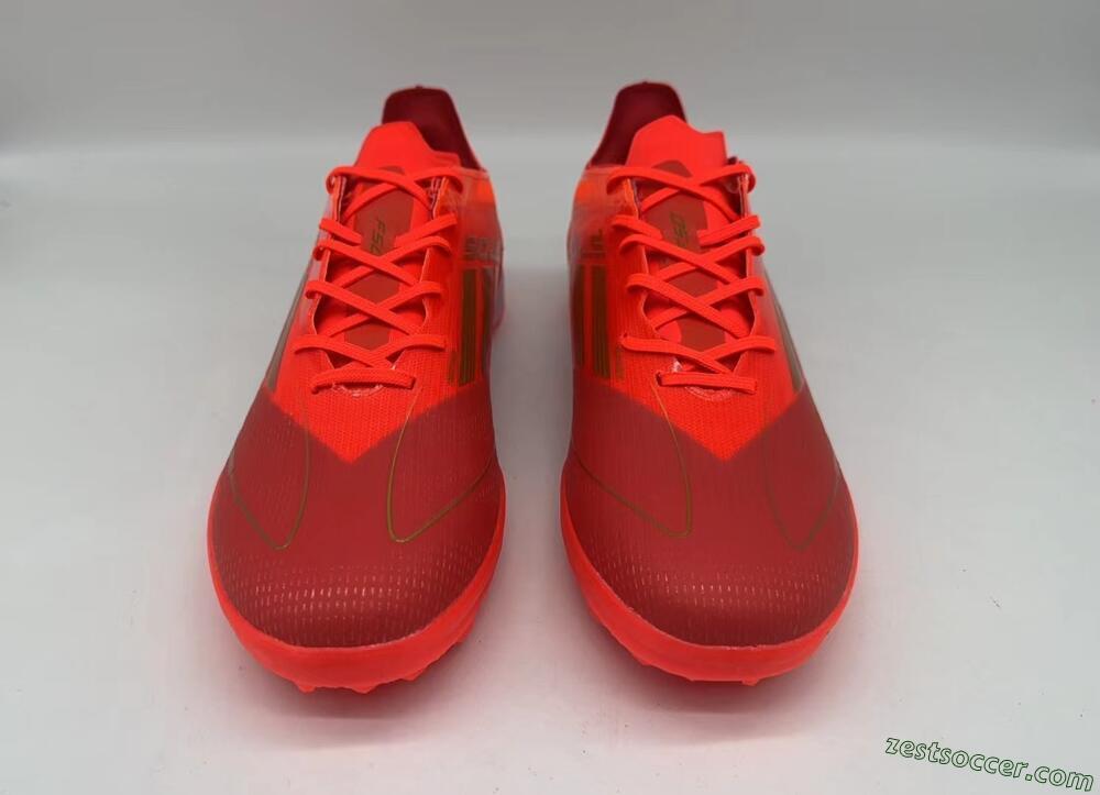 Adidas F50 Elite TF Low-Tops Soccer Shoes - Red/Gold/White