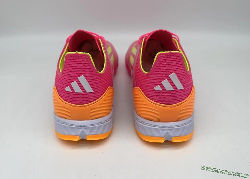 Adidas F50 Elite TF Low-Tops Soccer Shoes - Pink/Yellow/Orange