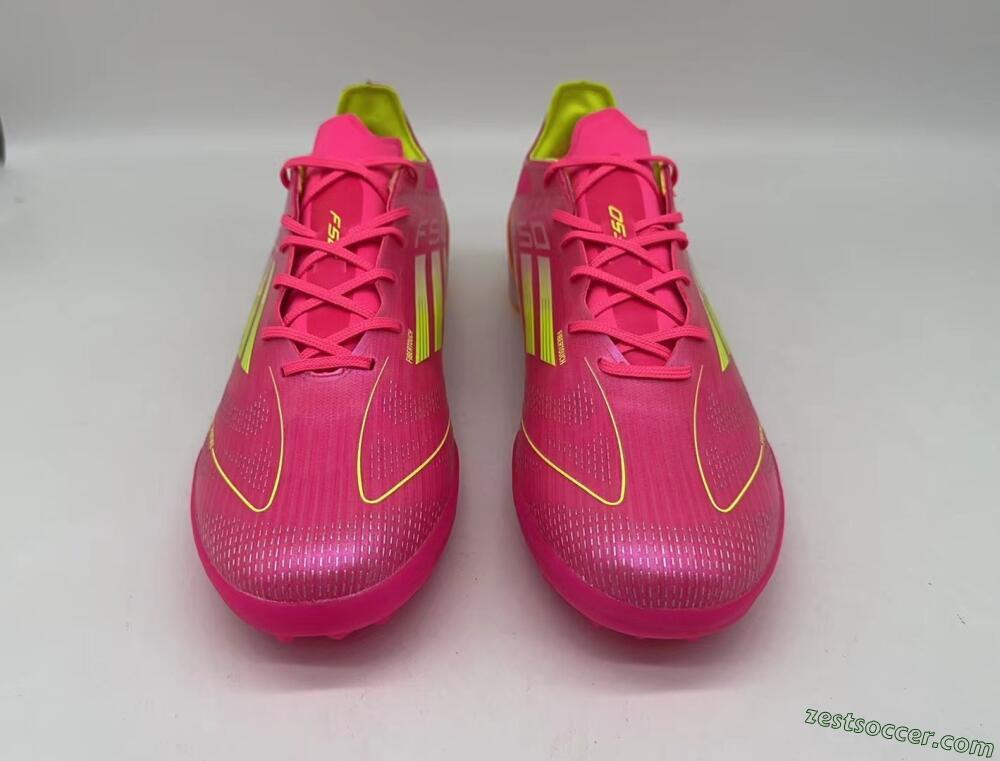 Adidas F50 Elite TF Low-Tops Soccer Shoes - Pink/Yellow/Orange