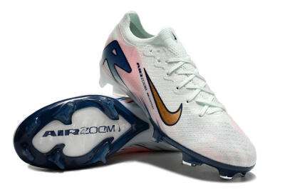 Nike Air Zoom Mercurial Vapor 16 Elite FG Low-Tops Soccer Cleats - Jade/Gold/Pink/Blue