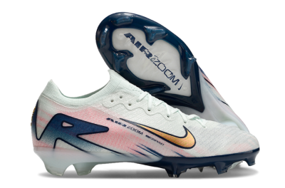 Nike Air Zoom Mercurial Vapor 16 Elite FG Low-Tops Soccer Cleats - Jade/Gold/Pink/Blue