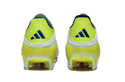 Adidas F50 Elite Laceless FG Low-Tops Soccer Cleats - Jade/Blue/Yellow