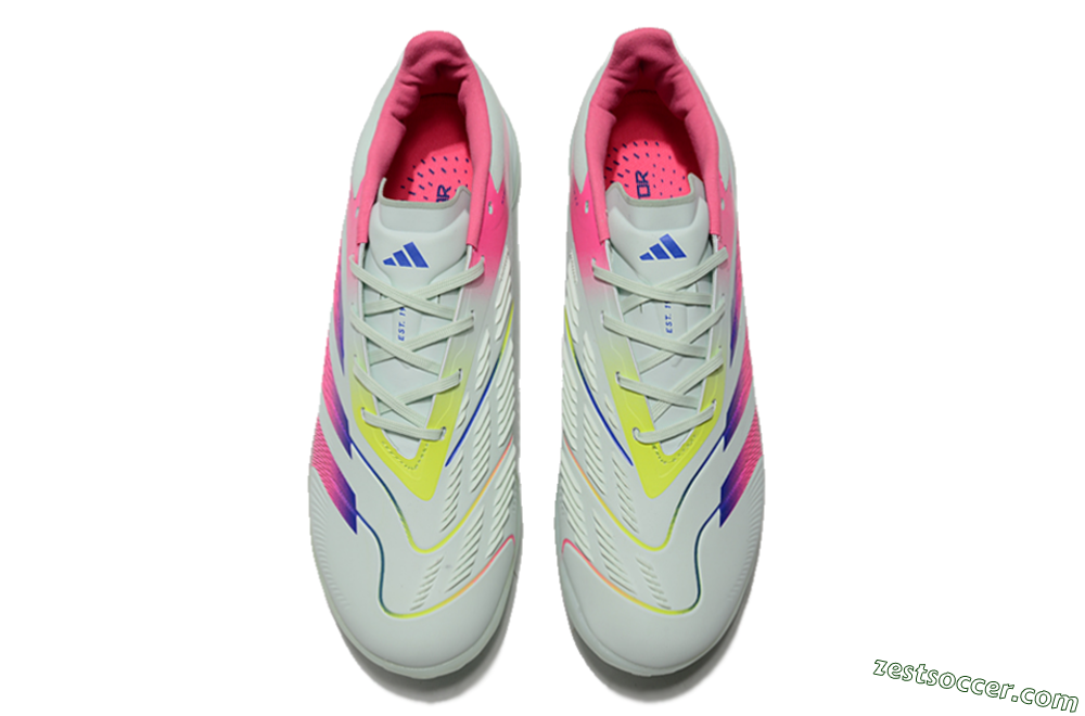 Adidas Predator 24 Elite TF Low-Tops Soccer Shoes - Jade/Pink/Purple 4