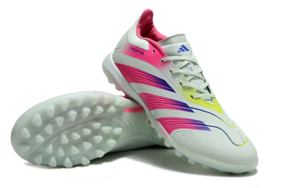 Adidas Predator 24 Elite TF Low-Tops Soccer Shoes - Jade/Pink/Purple