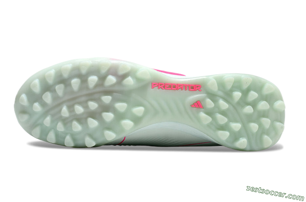 Adidas Predator 24 Elite TF Low-Tops Soccer Shoes - Jade/Pink/Purple 6
