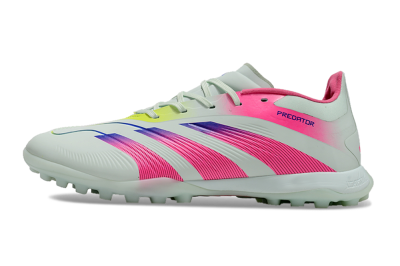 Adidas Predator 24 Elite TF Low-Tops Soccer Shoes - Jade/Pink/Purple