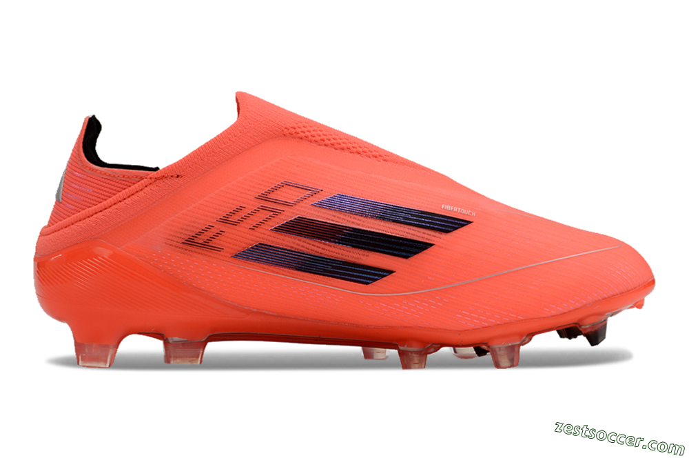 Adidas F50 Elite Laceless FG Low-Tops Soccer Cleats - Red/Blue/Silver 7