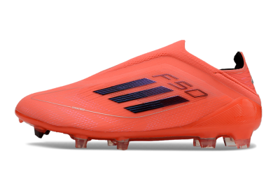Adidas F50 Elite Laceless FG Low-Tops Soccer Cleats - Red/Blue/Silver