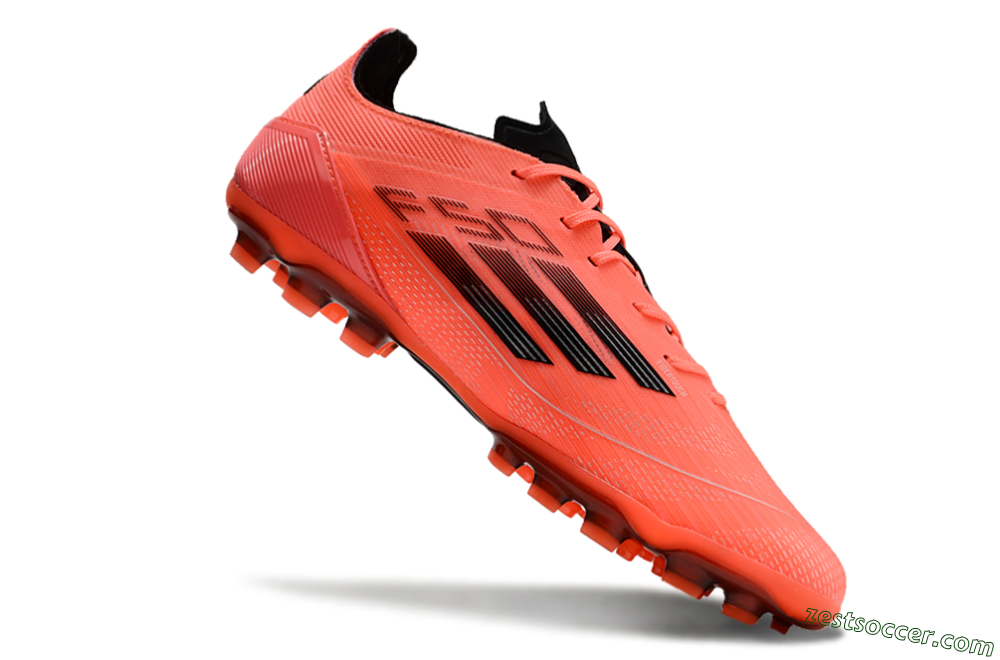 Adidas F50 Elite AG Low-Tops Soccer Cleats - Red/Black/Silver 4