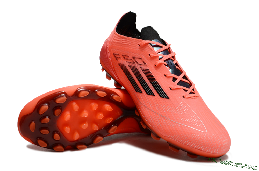 Adidas F50 Elite AG Low-Tops Soccer Cleats - Red/Black/Silver 3