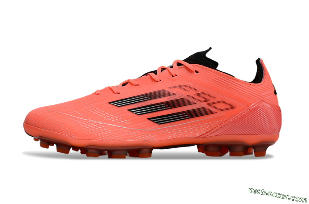 Adidas F50 Elite AG Low-Tops Soccer Cleats - Red/Black/Silver 2