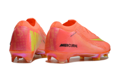 Nike Air Zoom Mercurial Vapor 15 Elite FG Low-Tops Soccer Cleats - Red/Yellow/Black