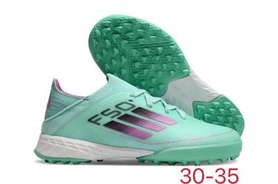 Adidas F50 Elite TF Low-Tops Soccer Shoes - Jade/Purple/White