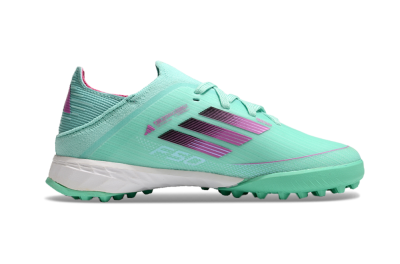 Adidas F50 Elite TF Low-Tops Soccer Shoes - Jade/Purple/White
