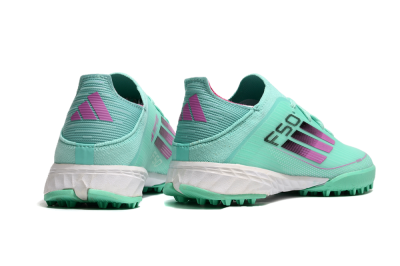 Adidas F50 Elite TF Low-Tops Soccer Shoes - Jade/Purple/White