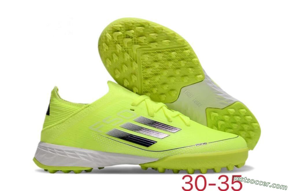 Adidas F50 Elite TF Low-Tops Soccer Shoes - Yellow/Black/White 0