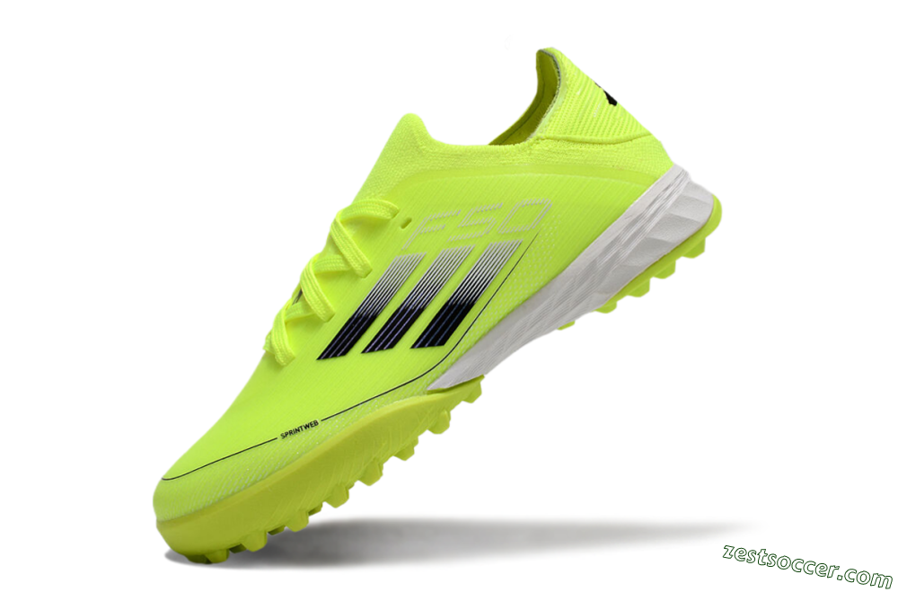 Adidas F50 Elite TF Low-Tops Soccer Shoes - Yellow/Black/White 5