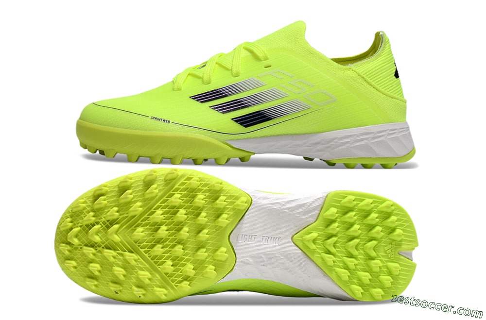 Adidas F50 Elite TF Low-Tops Soccer Shoes - Yellow/Black/White 1