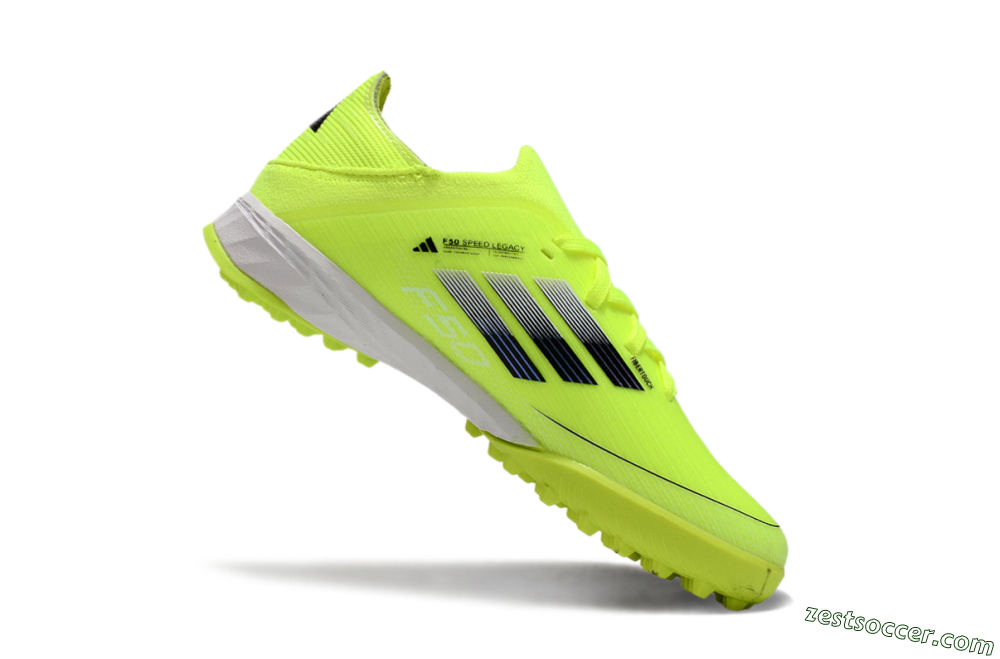 Adidas F50 Elite TF Low-Tops Soccer Shoes - Yellow/Black/White 4
