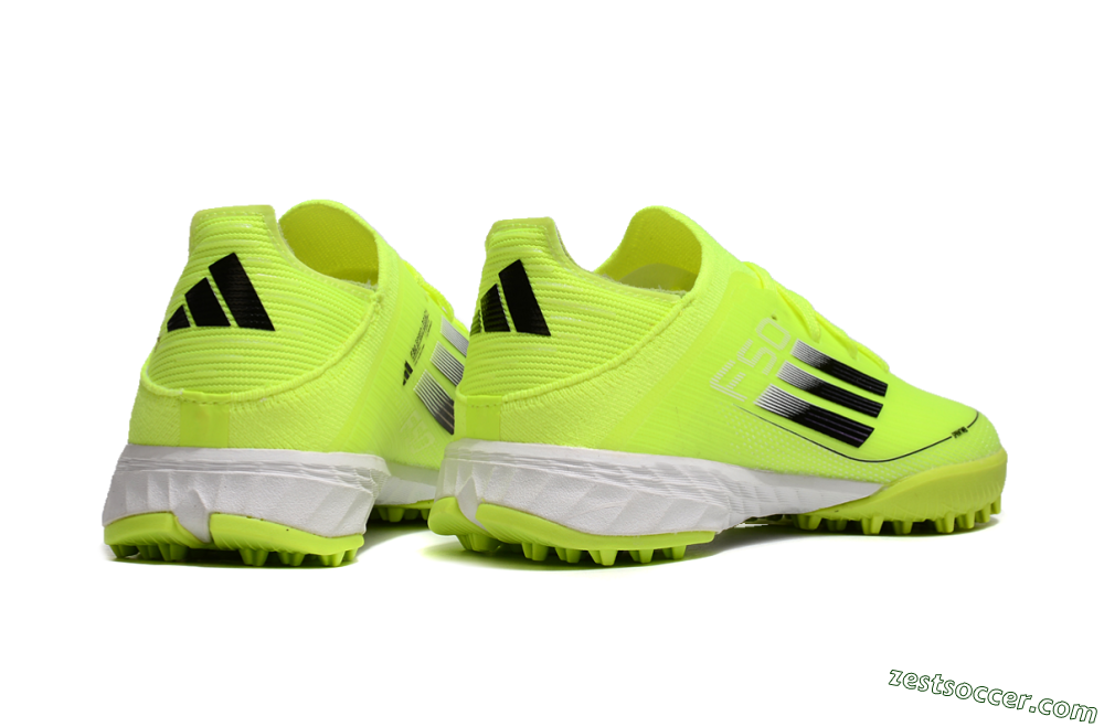 Adidas F50 Elite TF Low-Tops Soccer Shoes - Yellow/Black/White 7