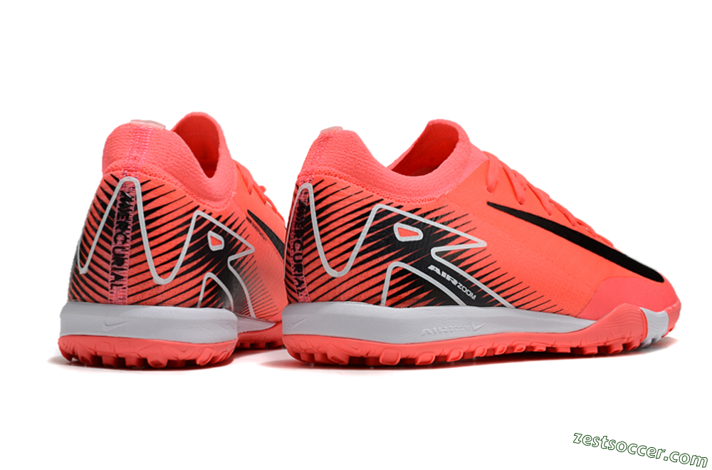 Nike Air Zoom Mercurial Vapor 16 Elite TF Low-Tops Soccer Shoes - Red/Black/White 6