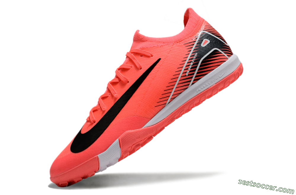 Nike Air Zoom Mercurial Vapor 16 Elite TF Low-Tops Soccer Shoes - Red/Black/White 5