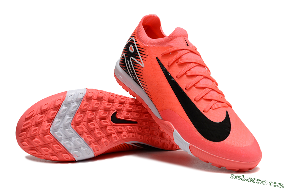 Nike Air Zoom Mercurial Vapor 16 Elite TF Low-Tops Soccer Shoes - Red/Black/White 3