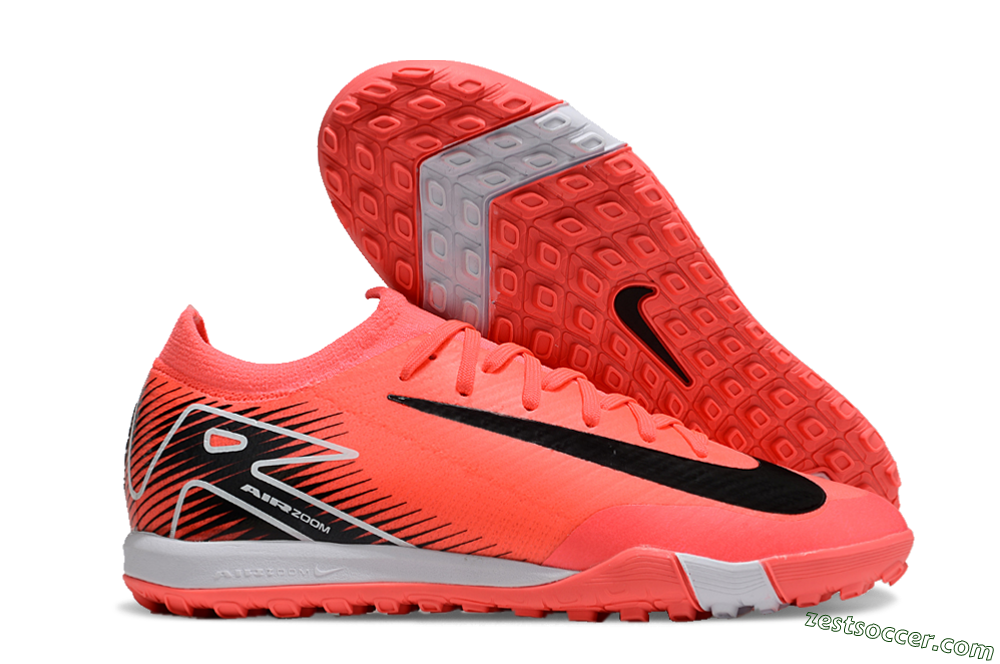 Nike Air Zoom Mercurial Vapor 16 Elite TF Low-Tops Soccer Shoes - Red/Black/White 0