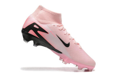 Nike Air Zoom Mercurial Superfly 10 Elite FG High-Tops Soccer Cleats - Pink/Black