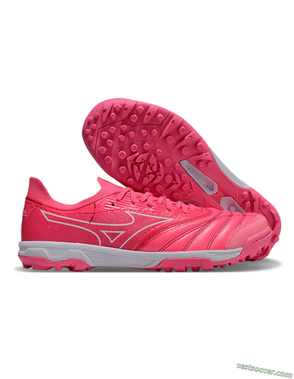 Mizuno Morelia Neo Sala TF Low-Tops Soccer Shoes - Pink/White 0