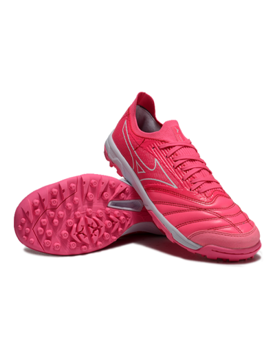 Mizuno Morelia Neo Sala TF Low-Tops Soccer Shoes - Pink/White
