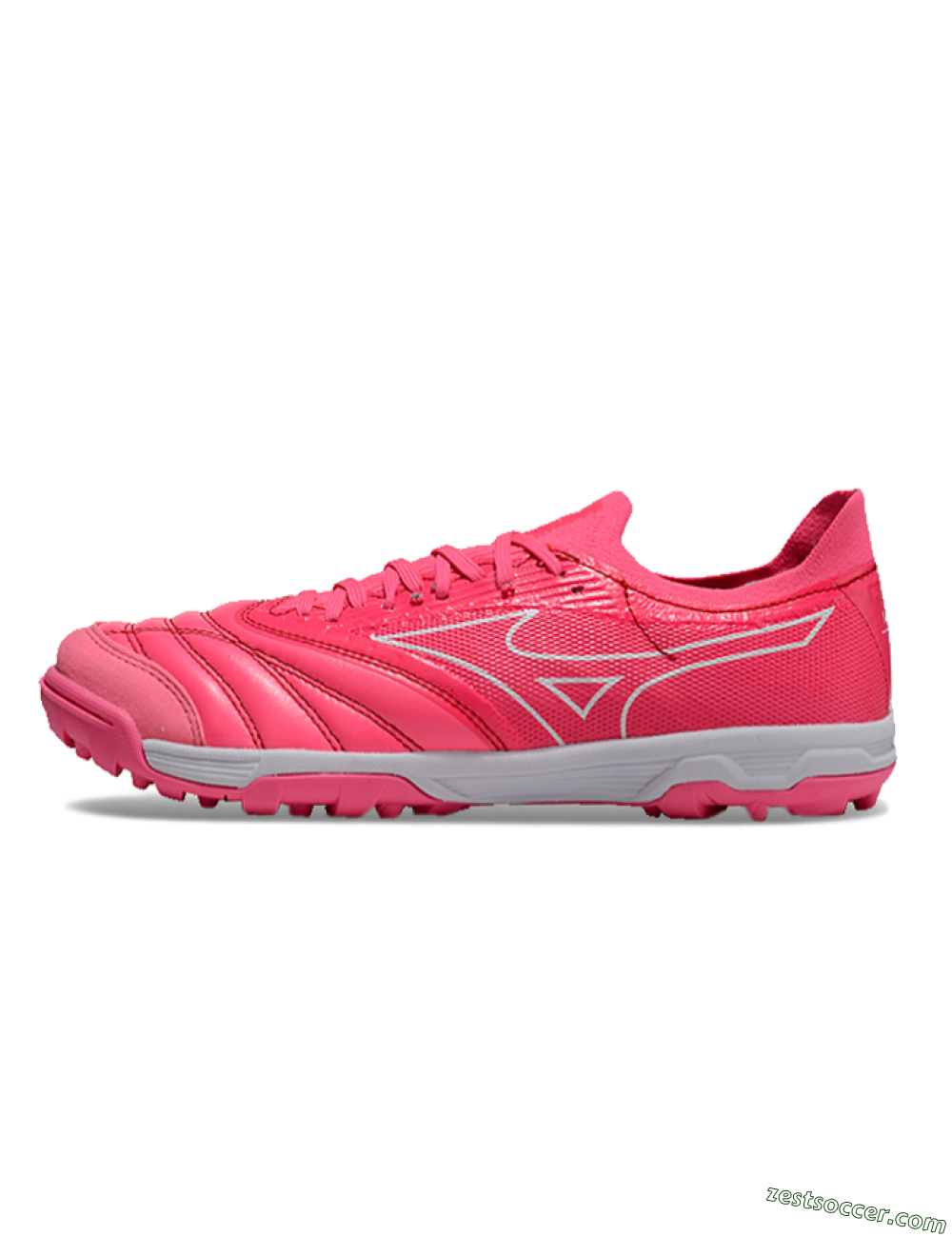 Mizuno Morelia Neo Sala TF Low-Tops Soccer Shoes - Pink/White 2