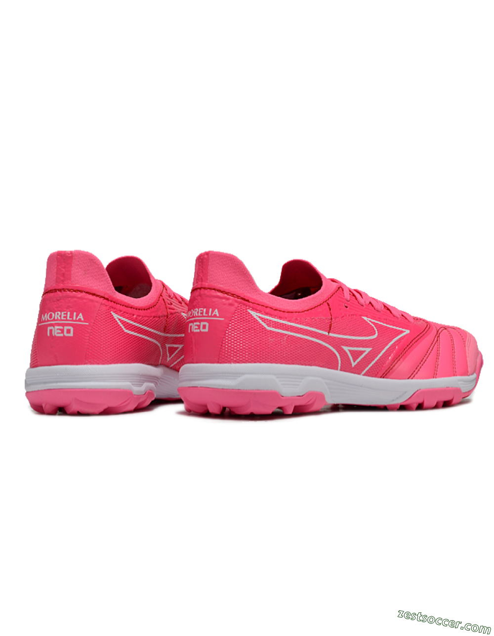 Mizuno Morelia Neo Sala TF Low-Tops Soccer Shoes - Pink/White 6