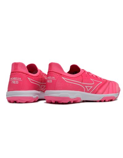 Mizuno Morelia Neo Sala TF Low-Tops Soccer Shoes - Pink/White