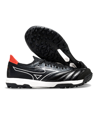 Mizuno Morelia Neo Sala TF Low-Tops Soccer Shoes - Black/White/Red