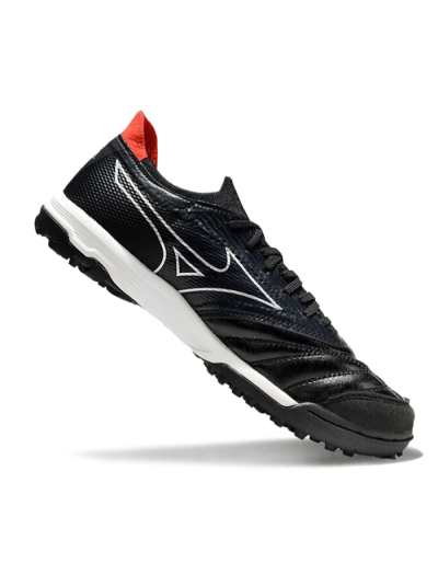 Mizuno Morelia Neo Sala TF Low-Tops Soccer Shoes - Black/White/Red