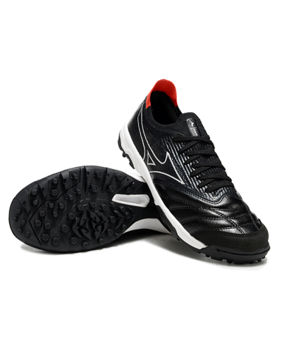 Mizuno Morelia Neo Sala TF Low-Tops Soccer Shoes - Black/White/Red