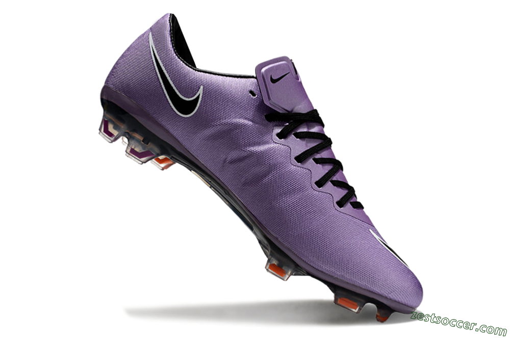 Nike Mercurial Vapor 10 FG Low-Tops Soccer Cleats - Purple/Black/White 4
