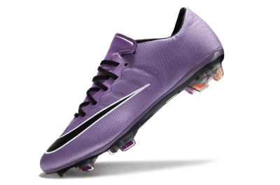 Nike Mercurial Vapor 10 FG Low-Tops Soccer Cleats - Purple/Black/White